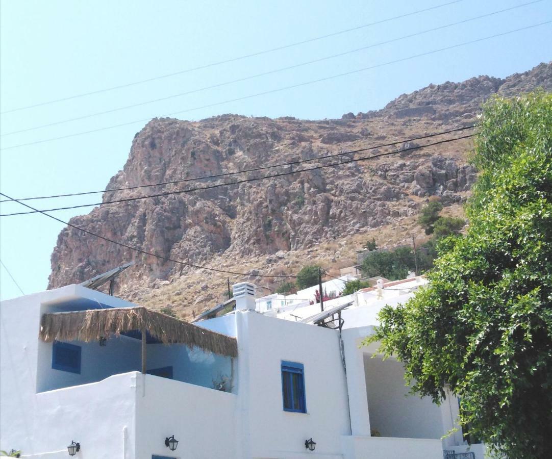 Tilos Island House Megalon Chorion  ภายนอก รูปภาพ