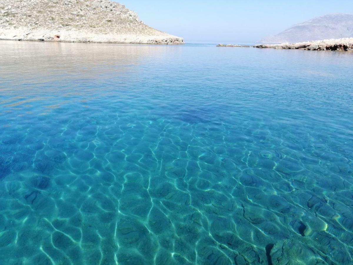 Tilos Island House Megalon Chorion  ภายนอก รูปภาพ