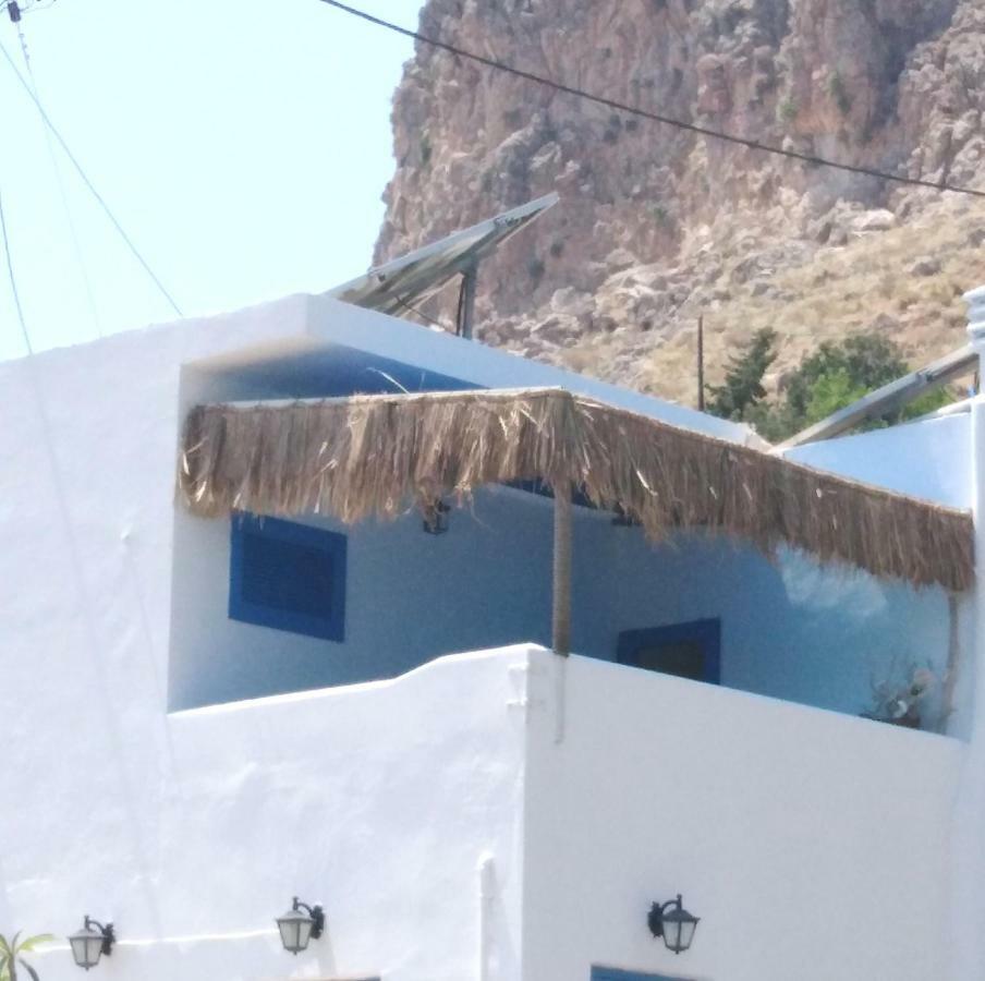 Tilos Island House Megalon Chorion  ภายนอก รูปภาพ
